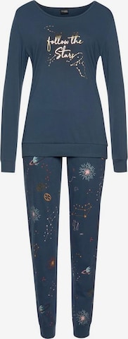 VIVANCE Pyjama in Blauw: voorkant