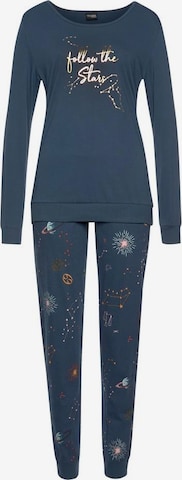 VIVANCE Pyjama in Blau: predná strana