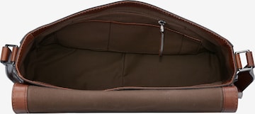 The Bridge 'Kallio' Messenger Aktentasche Leder 36 cm Laptopfach in Braun