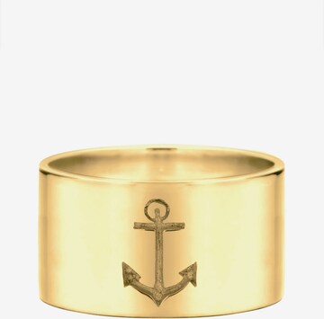 ELLI Ring 'Anker' in Gold: front