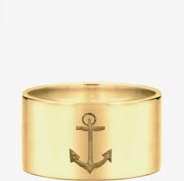 ELLI Ring 'Anker' in Gold: front