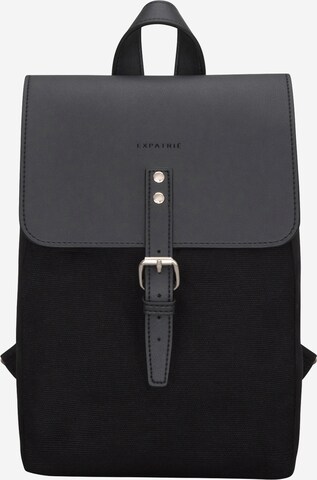 Expatrié Backpack 'Anna' in Black: front