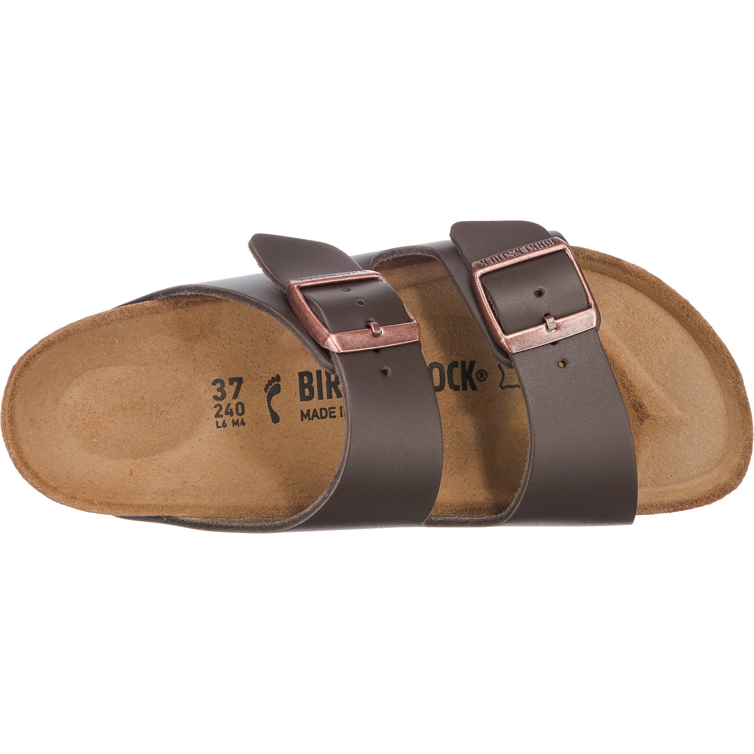 BIRKENSTOCK Pantofle 'Arizona' – hnědá