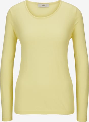 Pull-over heine en jaune : devant