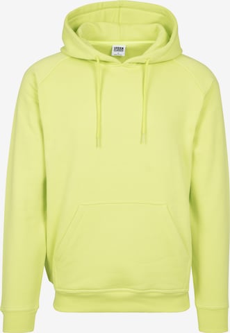 Sweat-shirt Urban Classics en jaune : devant