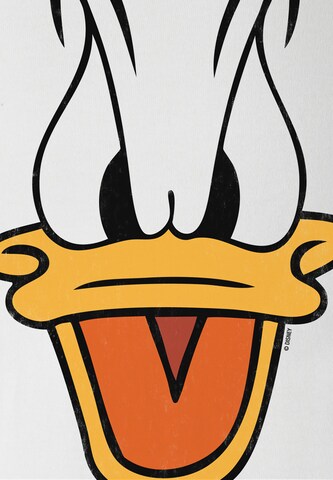 LOGOSHIRT Shirt 'Donald Duck - Disney' in White