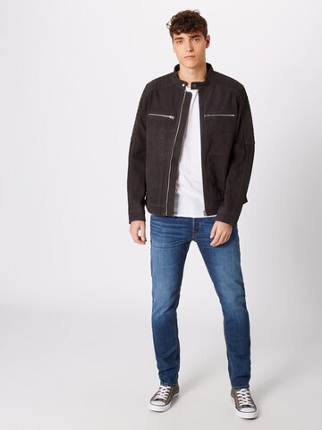 Coupe slim Jean 'Glenn' JACK & JONES en bleu