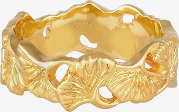 ELLI Ring Ginkgo Blatt, tropisch in Gold