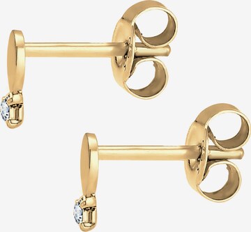 Elli DIAMONDS Earrings 'Kreis' in Gold