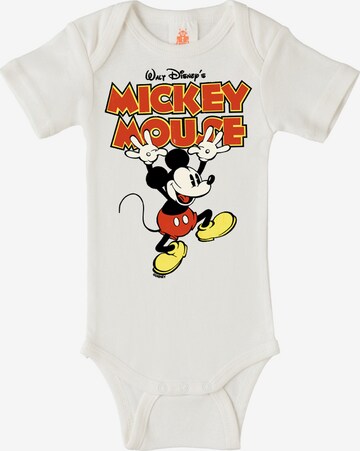 LOGOSHIRT Body "Mickey Mouse" in Weiß: predná strana