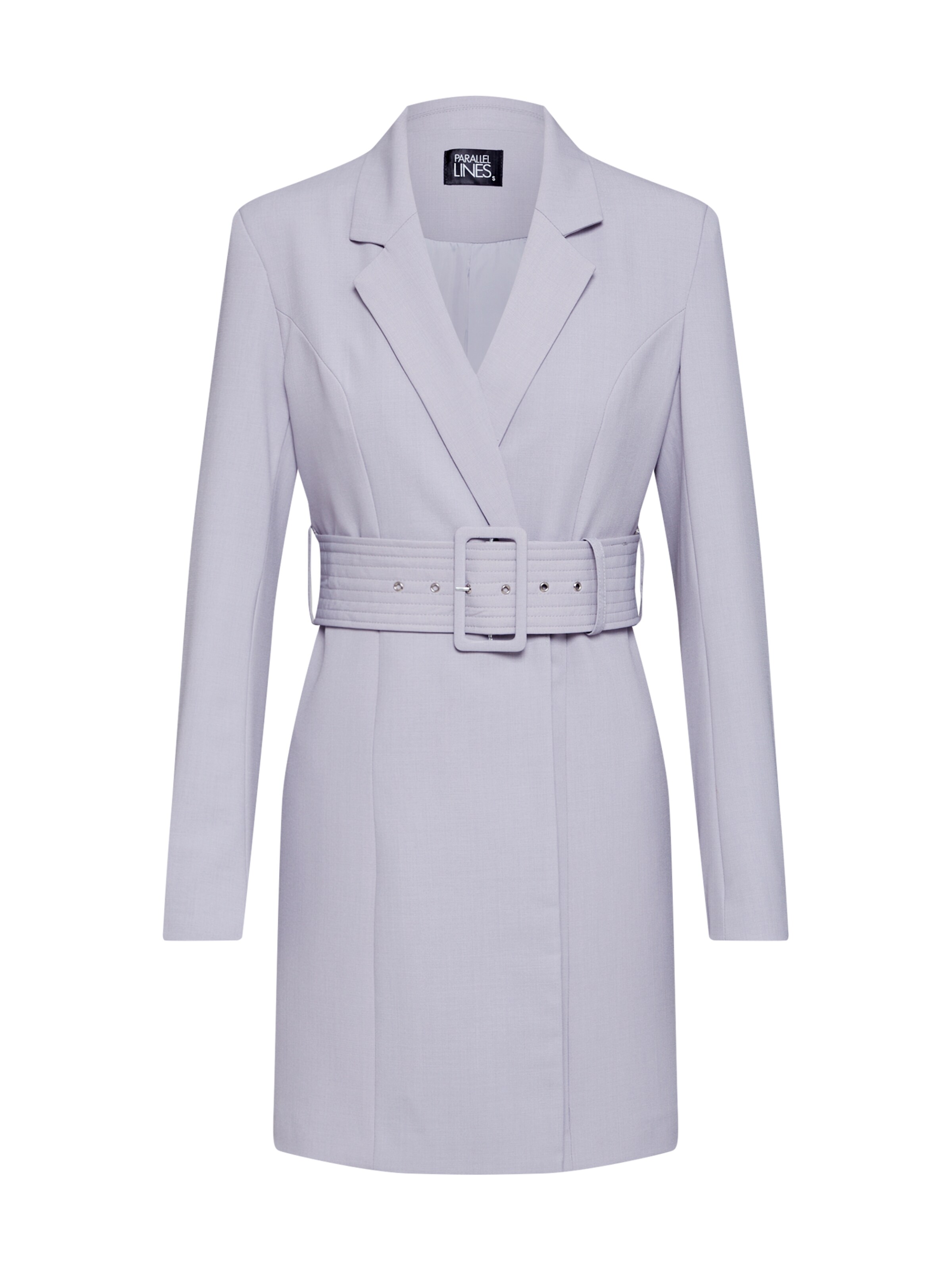 Parallel Lines - Mantel 'Silver Lininga' in hellgrau