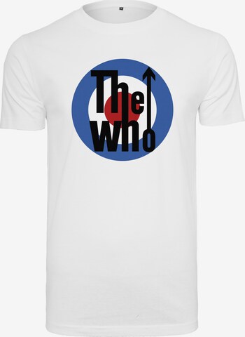 T-Shirt 'The Who' Mister Tee en blanc : devant