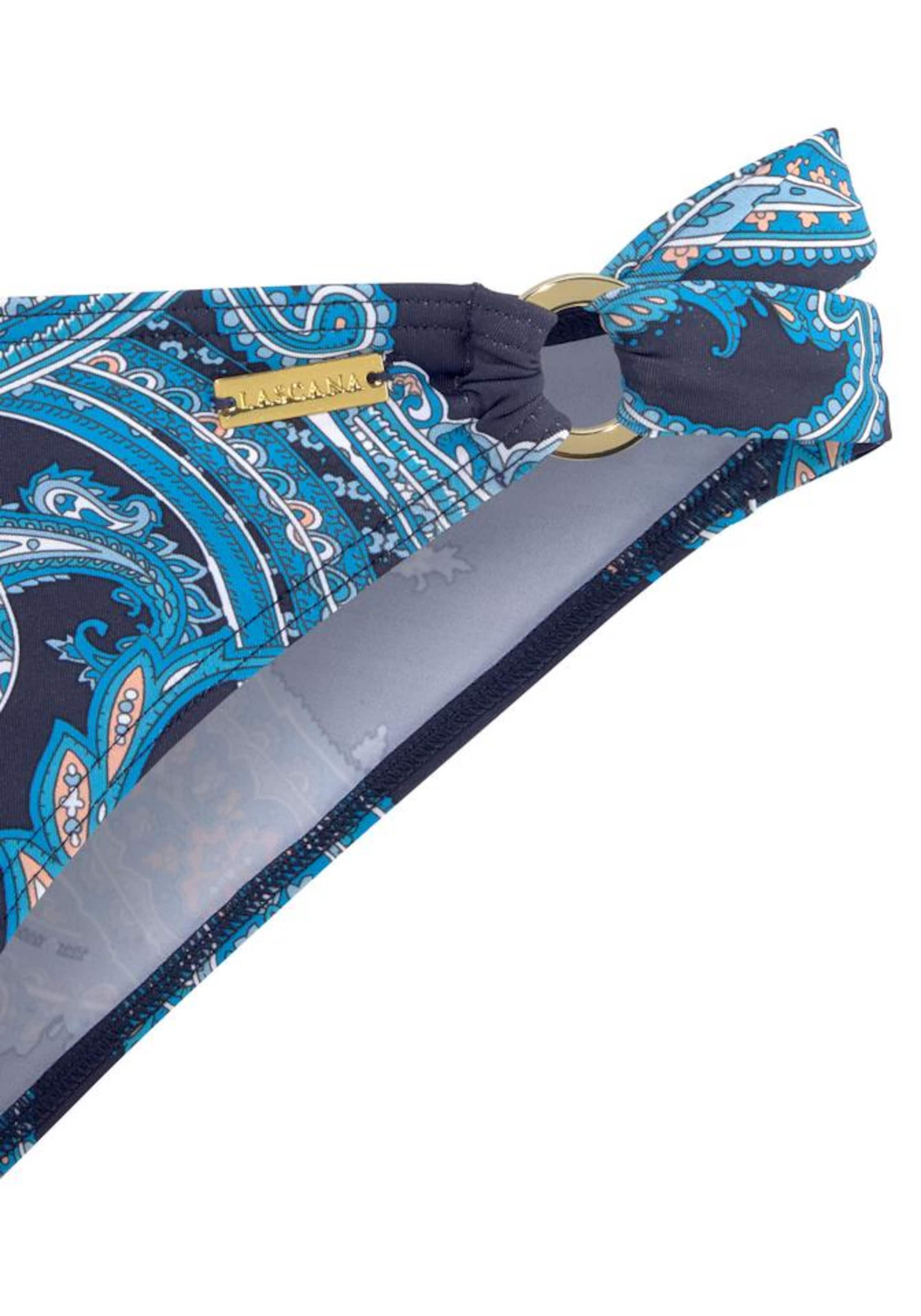 LASCANA Bikini Bottoms 'Boho' in Blue