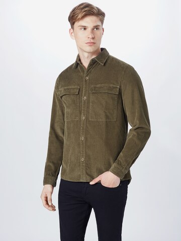 RevolutionRegular Fit Košulja - zelena boja: prednji dio