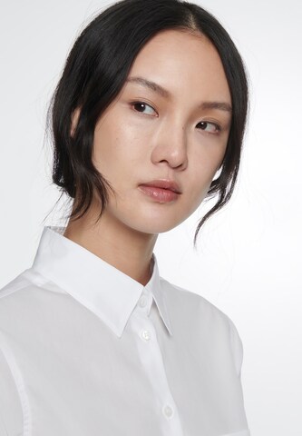 SEIDENSTICKER Blouse 'Schwarze Rose' in Wit