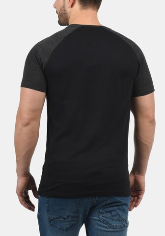 !Solid Shirt 'Bastian' in Schwarz