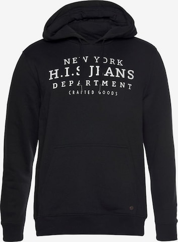 H.I.S Sweatshirt in Schwarz: predná strana