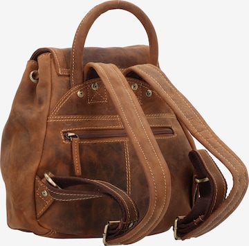 GREENBURRY Rucksack 'Vintage 1605' in Braun