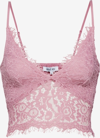 ABOUT YOU Top 'Jila' in Roze: voorkant