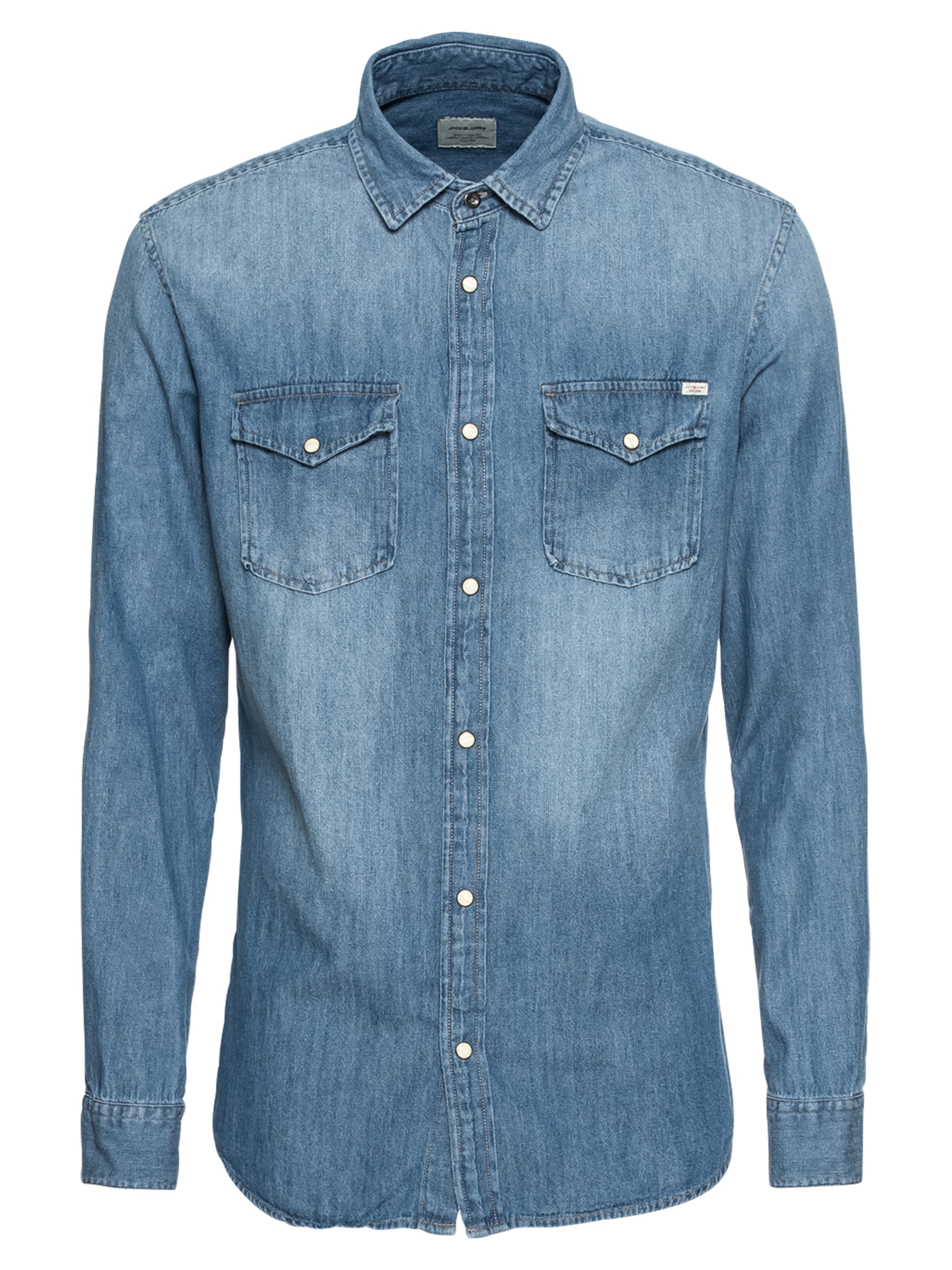 JACK &amp; JONES Regular fit Button Up Shirt &#x27;Sheridan&#x27; in Blue: front