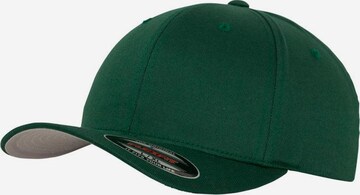 Cappello da baseball di Flexfit in verde: frontale