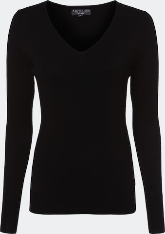 Marie Lund Pullover in Schwarz: predná strana