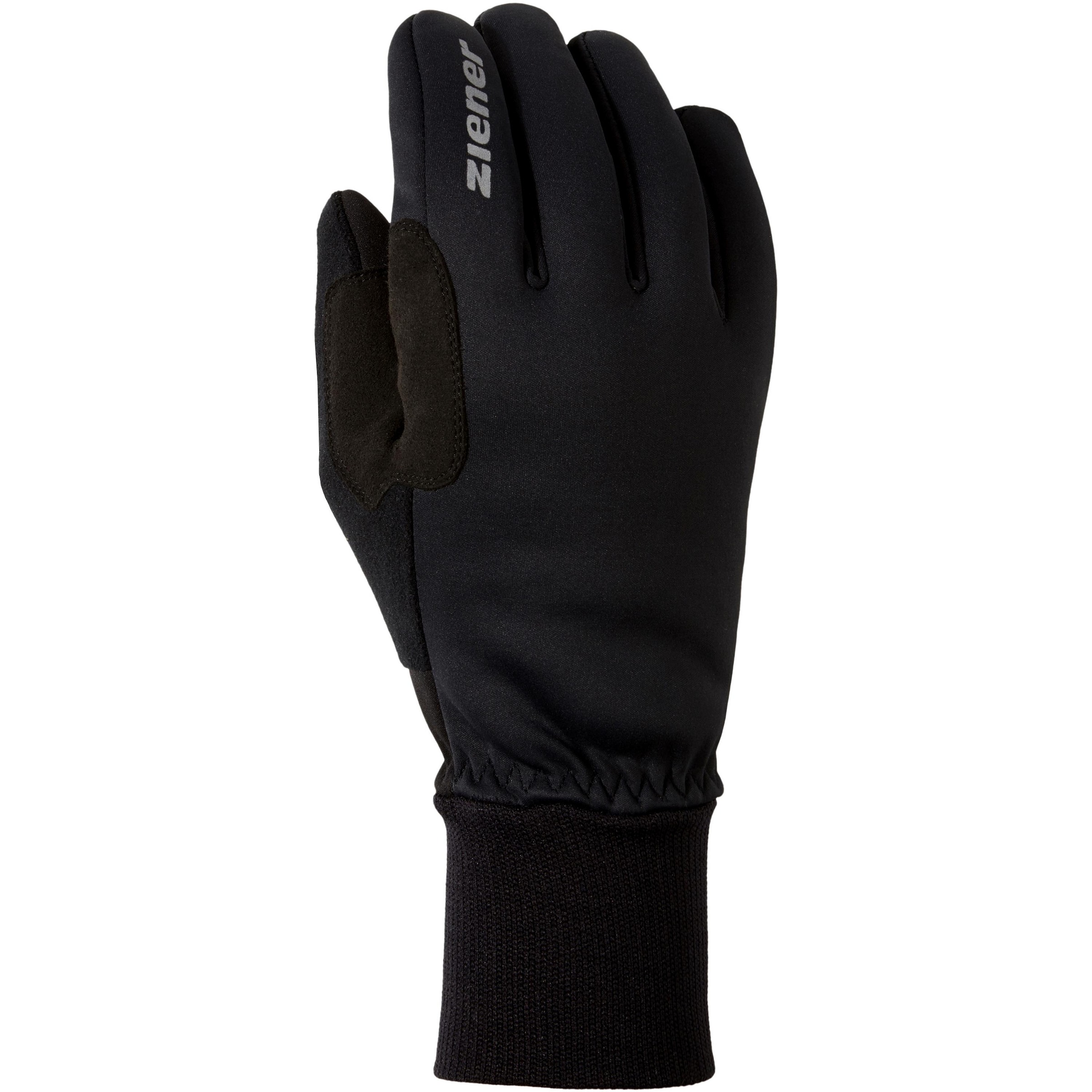 ZIENER Athletic Gloves 'Bike Gore' in Black: front