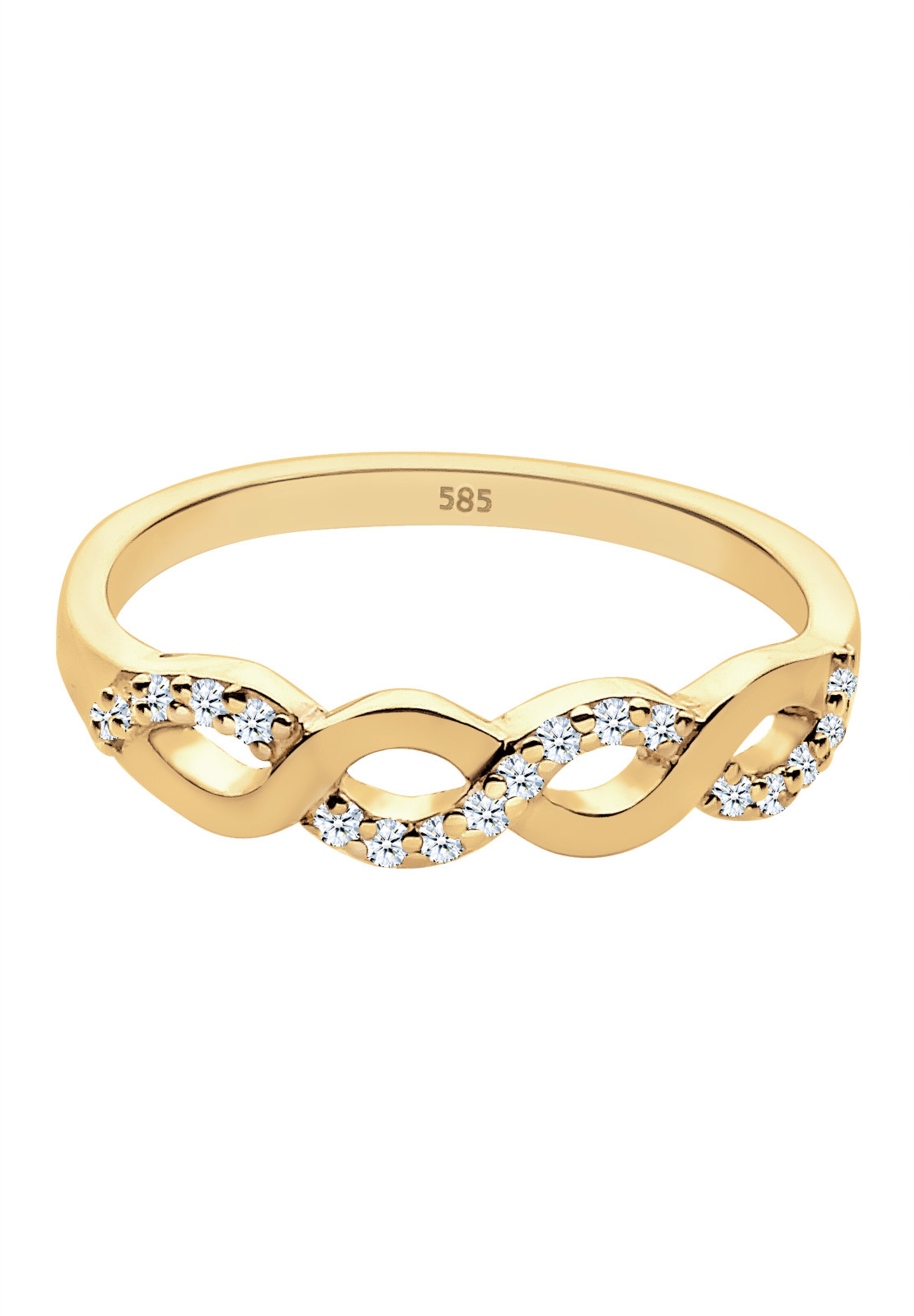 Elli DIAMONDS Ring 'Infinity' in Gold