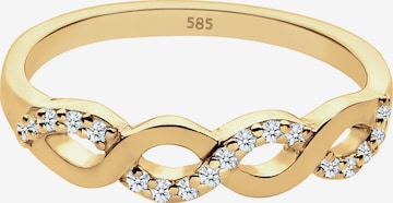 Elli DIAMONDS Ring 'Infinity' in Goud