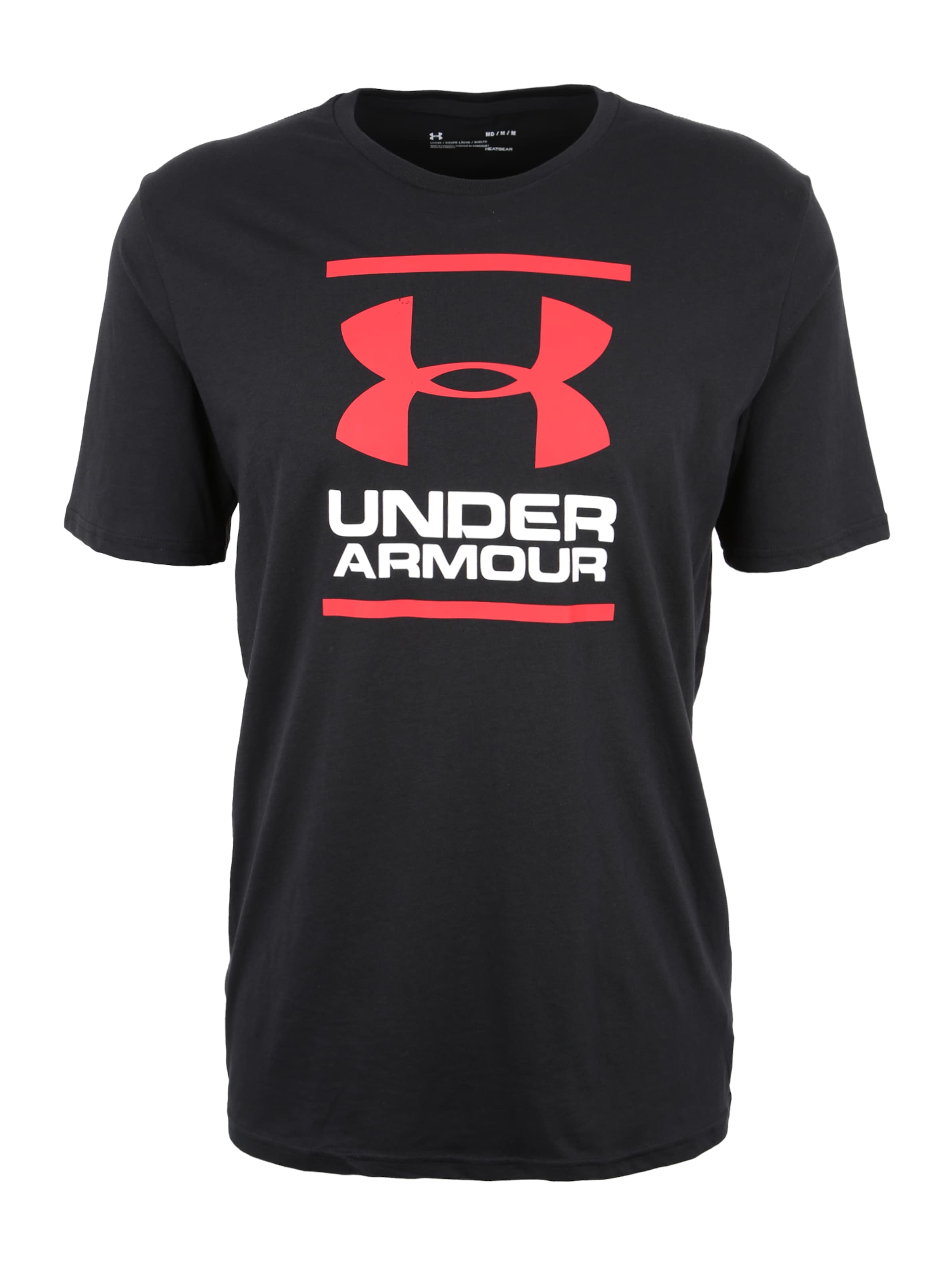 UNDER ARMOUR Trainingsshirt 'GL Foundation' in Schwarz: Vorderseite