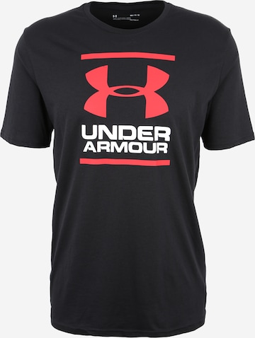 UNDER ARMOUR Performance Shirt 'GL Foundation' in Black: front