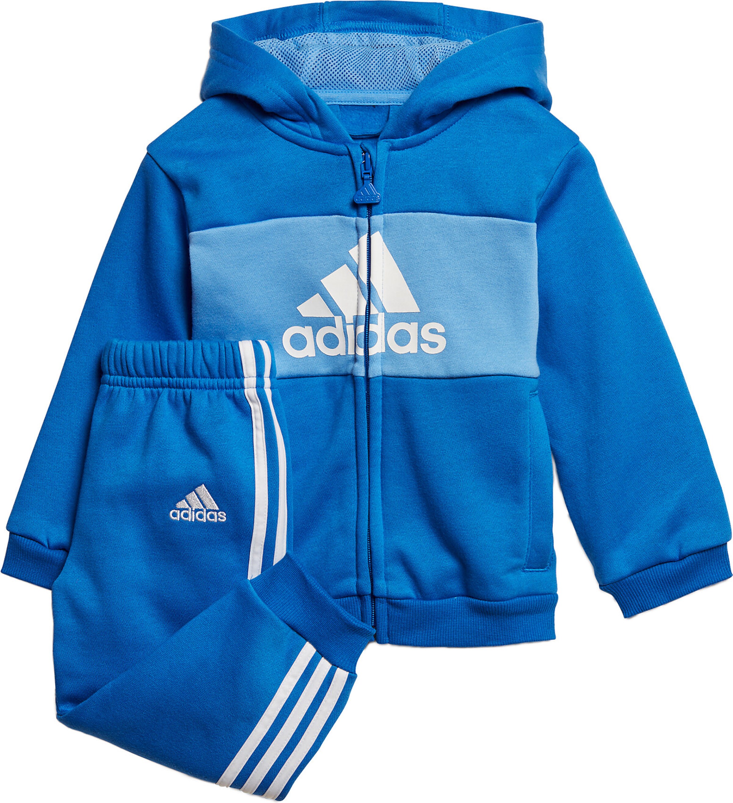 blauer adidas trainingsanzug