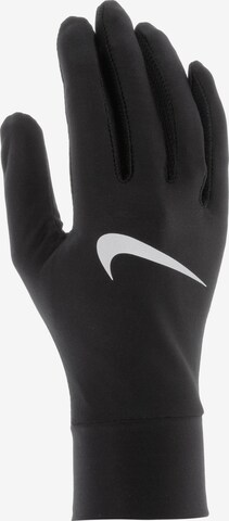 NIKE Athletic Gloves 'Lightweight Tech' in Black: front