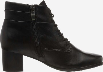 CAPRICE Lace-Up Ankle Boots in Black