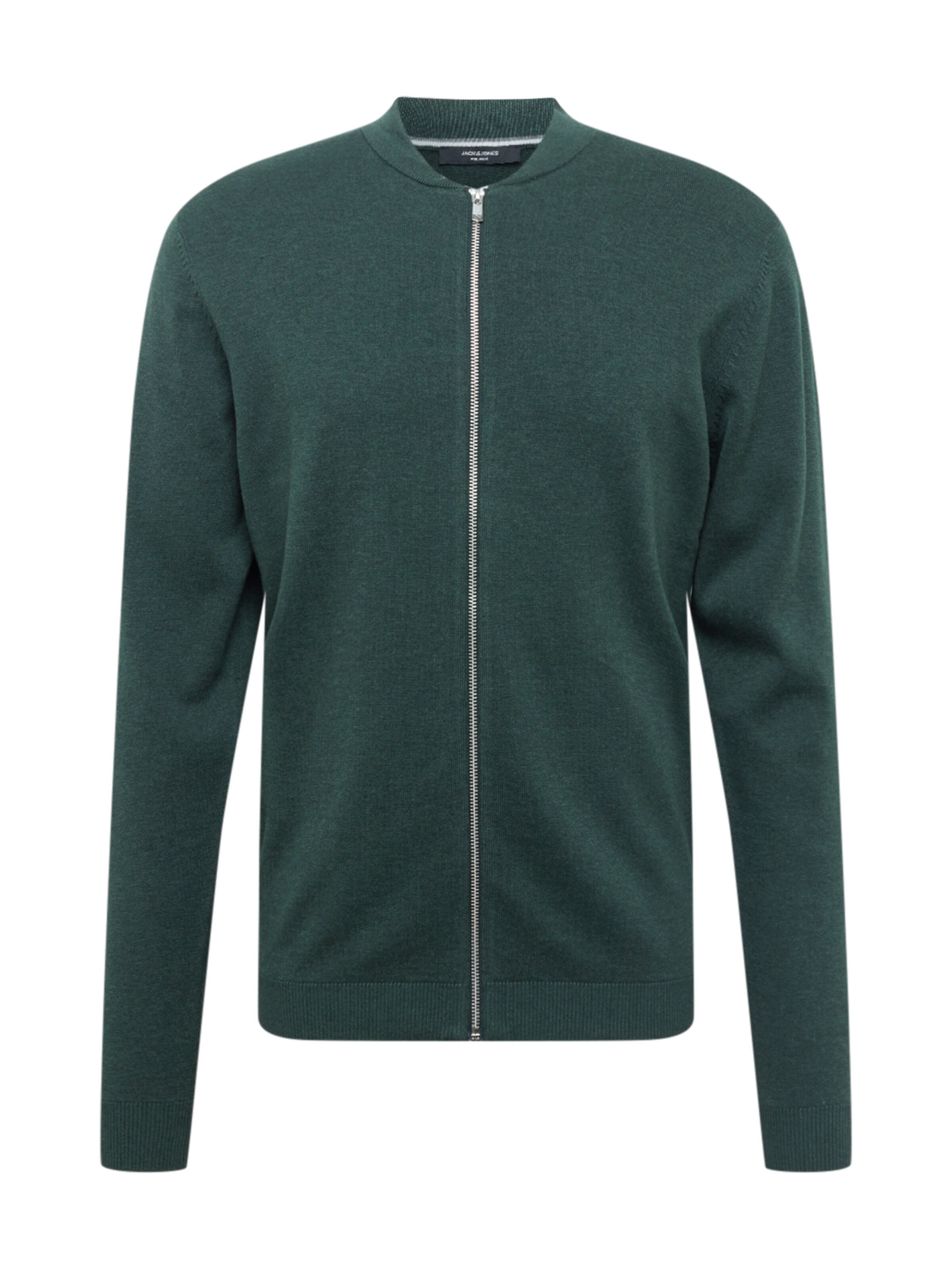 JACK & JONES - Gebreid vest 'EDGAR' in de kleur Donkergroen