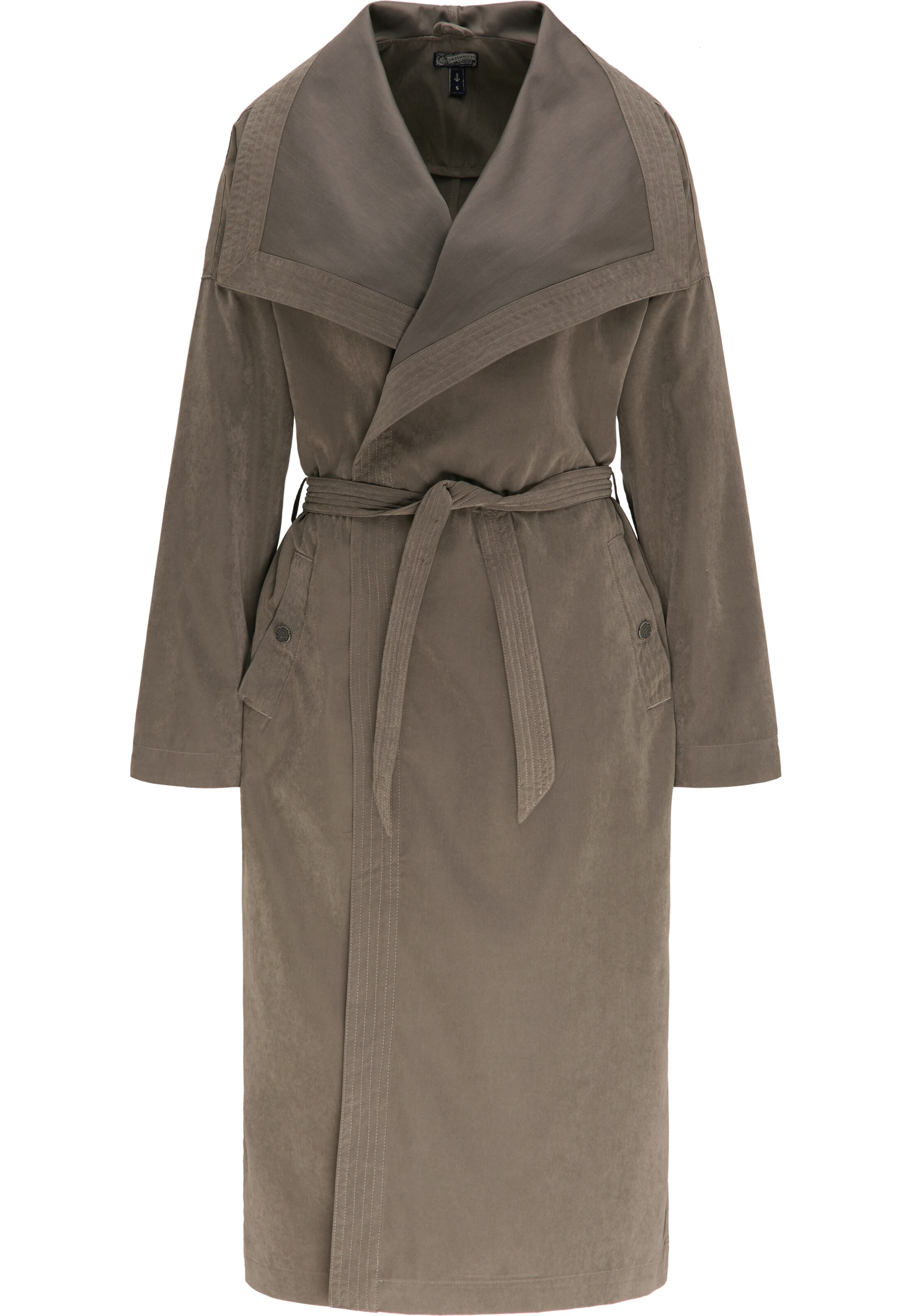 DreiMaster Vintage Prehoden plašč | siva barva: sprednja stran