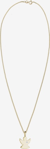 Elli DIAMONDS Ketting 'Engel' in Goud: voorkant