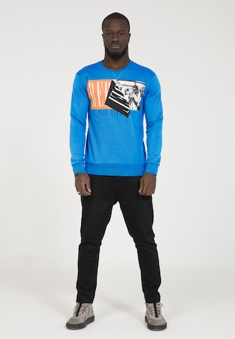 Sweat-shirt PLUS EIGHTEEN en bleu