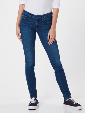 Tommy Jeans Skinny Jeansy 'Scarlett' w kolorze niebieski: przód