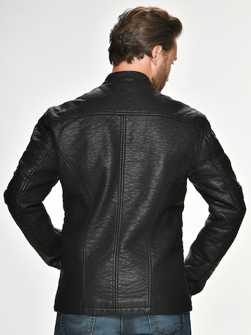 Maze Lederjacke 'Colonel' in Schwarz