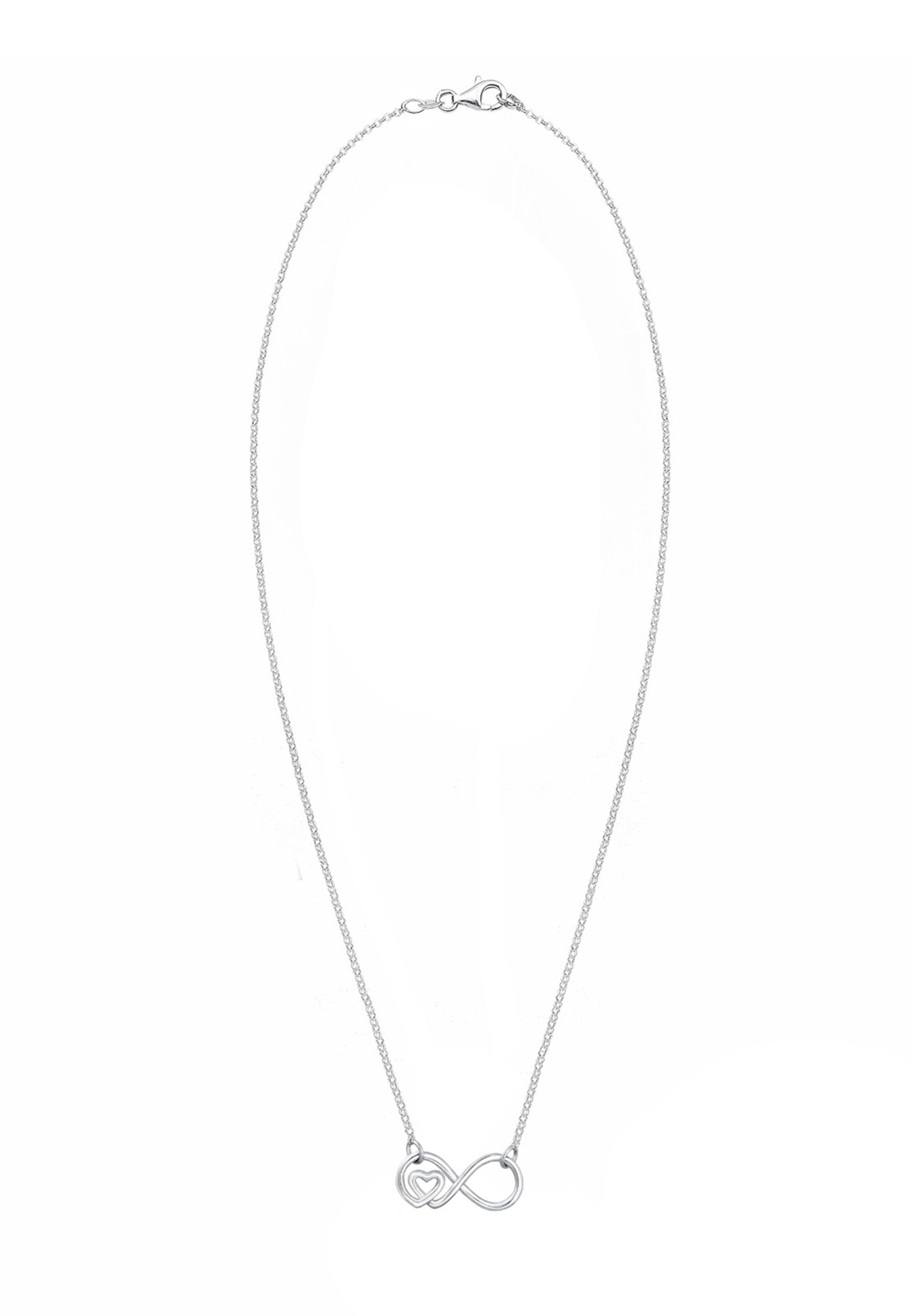 ELLI Necklace 'Herz' in Silver: front