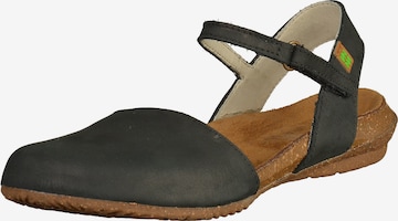 EL NATURALISTA Sandals in Black: front