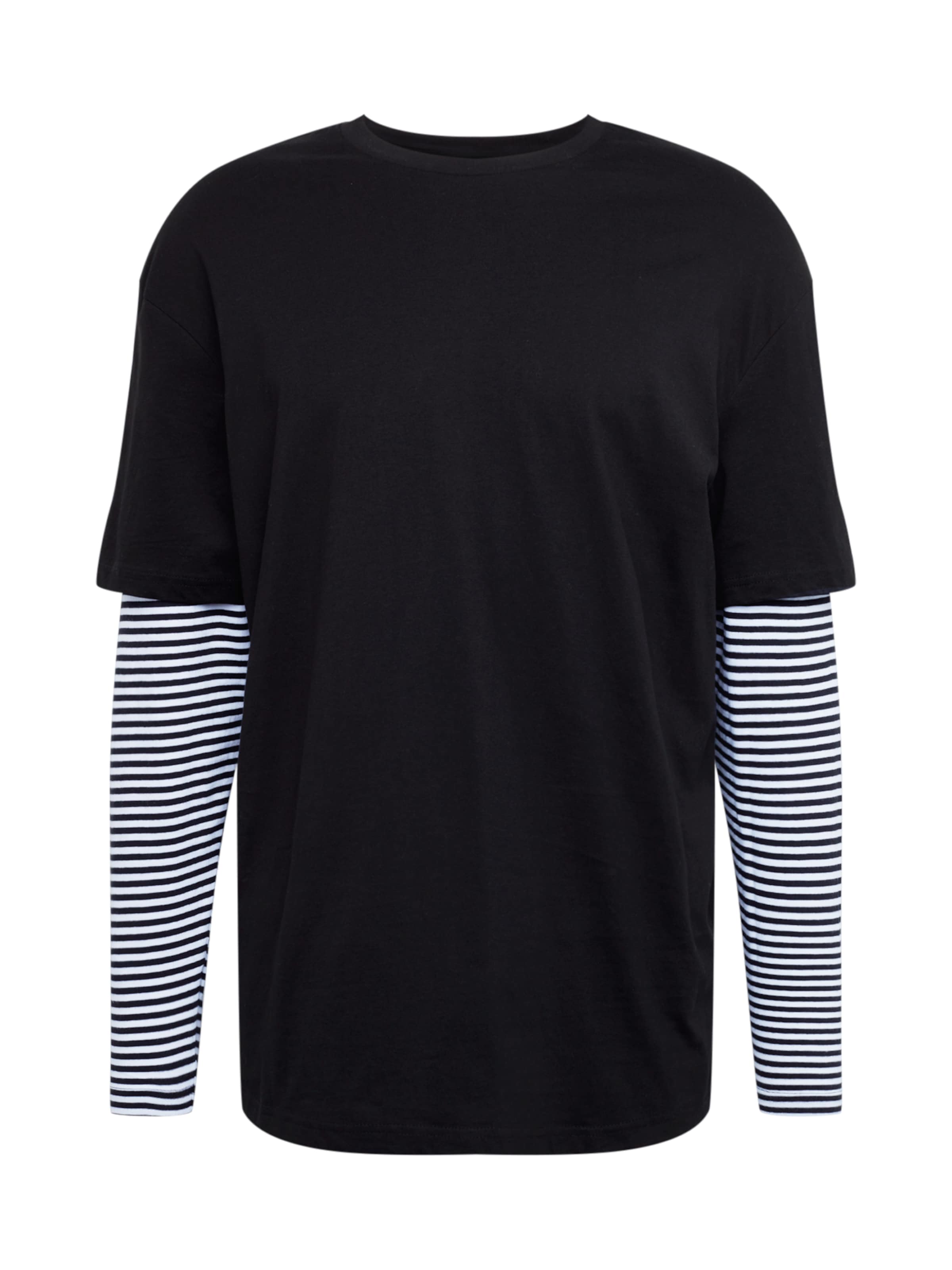 Urban Classics Shirt in Black / White, Item view