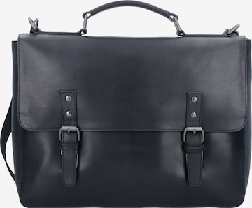 LEONHARD HEYDEN Document Bag 'Dakota' in Black: front