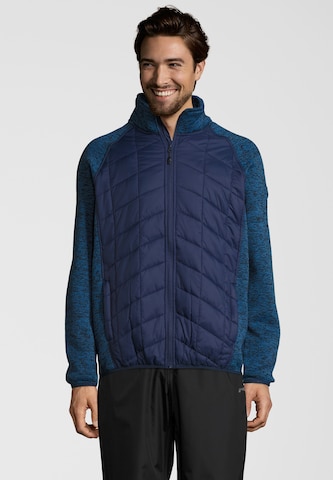 Whistler Athletic Fleece Jacket 'Akaron' in Blue: front