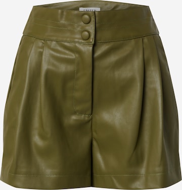 EDITED Wide Leg Shorts 'Lexa' in Grün: predná strana