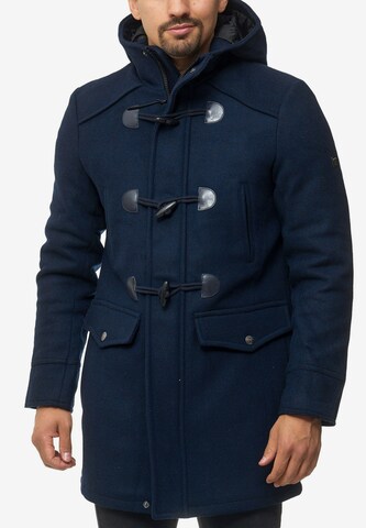 INDICODE JEANS Winter Coat in Blue