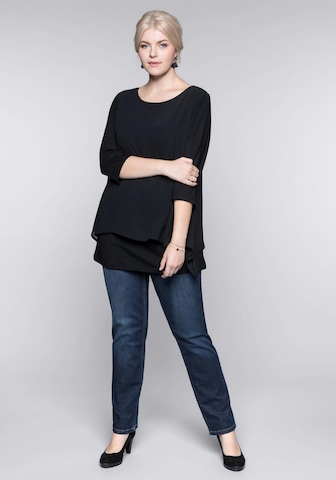 SHEEGO Blouse in Zwart