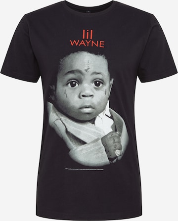 T-Shirt 'Lil Wayne Child' Mister Tee en noir : devant