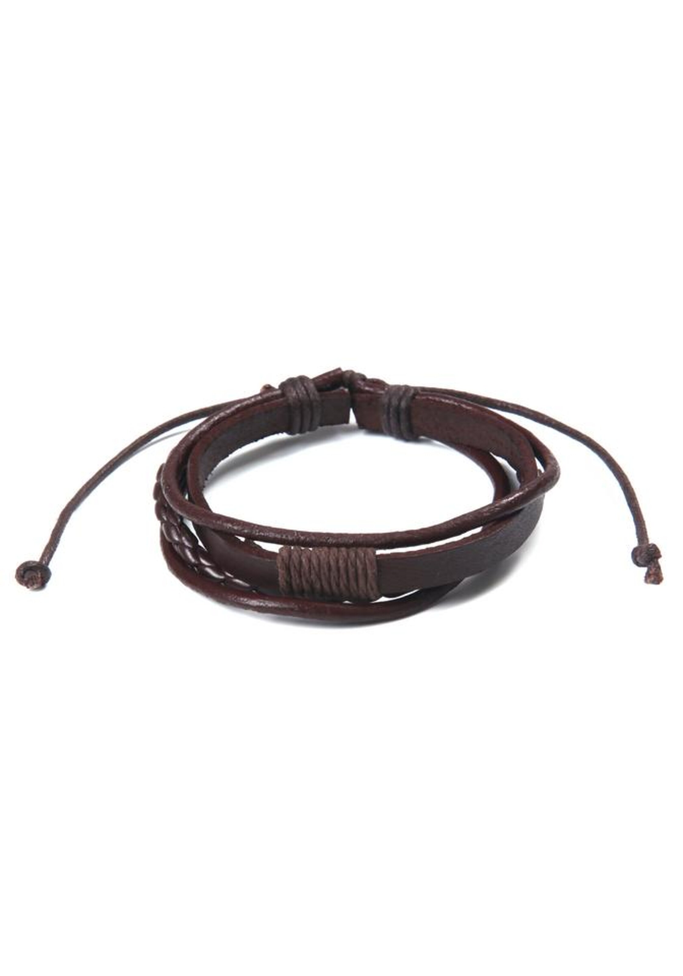 J. Jayz Bracelet in Brown: front